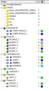 用HyperMesh定义Nastran的接触(linear contact)的图4
